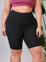 Shorts de secado rápido y cintura alta