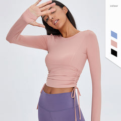 Blusa Ajustada de Manga Larga
