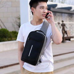 Mochila de Pecho Antirrobo con USB