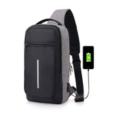 Mochila de Pecho Antirrobo con USB