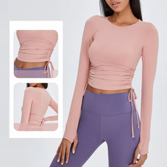 Blusa Ajustada de Manga Larga
