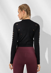 Top deportivo de yoga de secado rápido para mujer