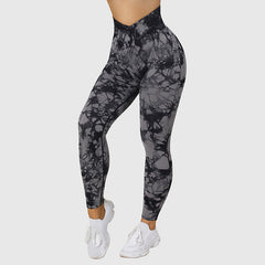 Leggings sin costuras Tie-dye