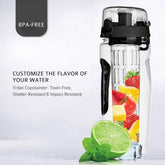 Botella de Agua 1L BPA Free con Infusor
