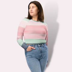 Crop top reciclado ajustado - Strong Waves