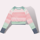 Crop top reciclado ajustado - Strong Waves