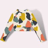 Crop top reciclado ajustado - Puzzle Occasion