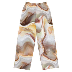 Mármol Pantalón ancho all over