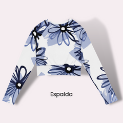 Crop top reciclado ajustado - You got the Flower