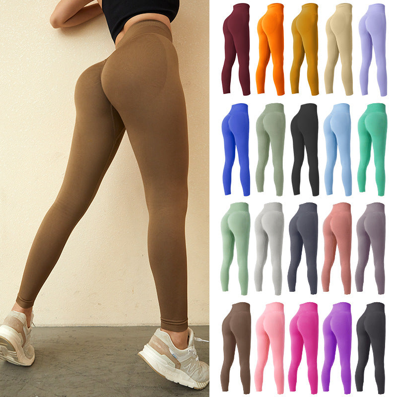 Leggings Lisos Push Up Sin Costuras